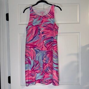 Lilly Pulitzer Pink and Blue Patterned Dress